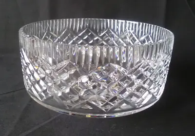 Buy Tyrone Cut Glass Crystal Fruit Bowl - Boxed • 45£
