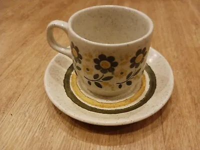 Buy Biltons Pottery England Floral Retro 4 Mugs And Saucers • 22.99£