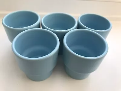 Buy Poole Pottery Egg Cup X 5 - Blue - Vintage • 18.49£