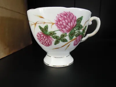 Buy TUSCAN Fine English Bone China Footed Teacup- Four Leaf Clover Pattern • 9.60£
