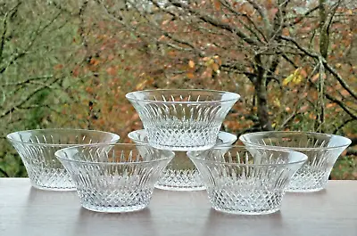 Buy Vintage Set X6 Early 20th.C. Stuart Crystal Hand Cut Glass Dessert Bowls • 5.99£
