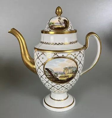 Buy Minton C1805 Coffee Pot First Period. Pattern 150 Antique English Porcelain • 104.50£