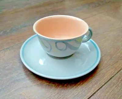 Buy Vintage 1950s Denby Stoneware Tea Cup & Saucer Peasant Ware -VGC • 8.99£