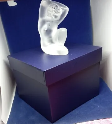 Buy Lalique Nude Figurine Immaculate Condition Great Detail Satin Lined Box Rare • 325£