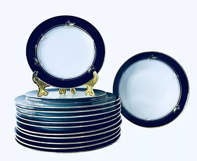 Buy Noritake Legacy RANGOON 3496 Cobalt Blue Porcelain Dinnerware NEW CHOICE • 5.74£