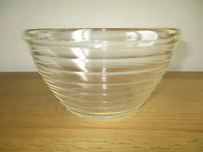 Buy BEEHIVE Glass Pudding Basin Bowl Pyrex Style Ribbed Phoenix VINTAGE 2 Pint Size • 7.99£