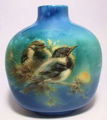 Buy Beautiful Royal Doulton YOUNG MAGPIE Titanian Ware Vase Signed F. Henri Ca.1915  • 2,300.04£