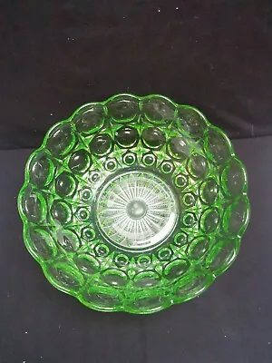 Buy Art Deco Large Depression Glass Fruit Bowl By Brockwitz,  Moonprint Globus Bowl  • 15.99£