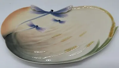 Buy Franz Dragonfly Collection Platter Great Condition FZ 00051 • 57.19£
