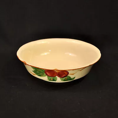 Buy Franciscan Apple Footed Vegetable Bowl 7 3/4  HP Red Green Brown 1949-1953 USA • 55.96£