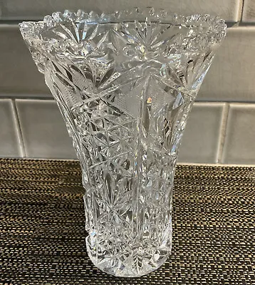 Buy Crystal Vase Pineapple Cut Clear 7” • 23.71£