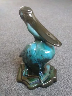 Buy Vintage Pelican Canadian Blue Mountain Pottery Pelican Ceramic Glazed Ornament • 5£