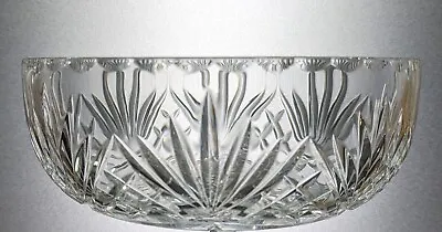 Buy Stunning Vintage Lead Crystal Cut Glass Decorative Centrepiece Bowl  21cm, 1.2kg • 20£