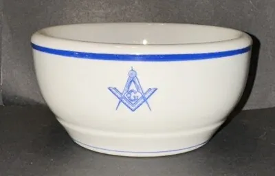 Buy Masonic Vitrified China Restaurant Ware Sterling Co E Liverpool Ohio Bowl 4”x2” • 26.99£