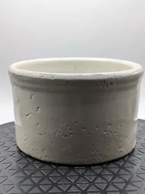 Buy Vintage Primitive 5.5 Inch Stoneware Crock Cream Butter Jar  • 20.71£