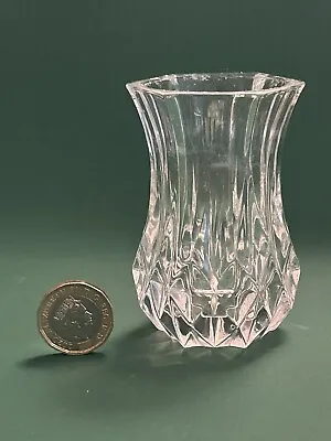 Buy 3 Inch Tall Crystal-cut Glass Bud Vase • 8.50£