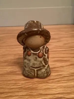 Buy Cute Child Figure In Dungarees Tremar Pottery, Cornwall. Rustic Pottery • 5£