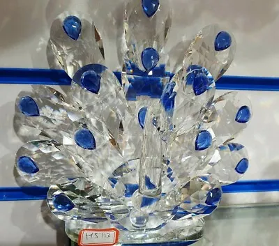 Buy Large Stunning Crystal Diamond Peacock Ornament Assorted Colours Gift • 26.99£