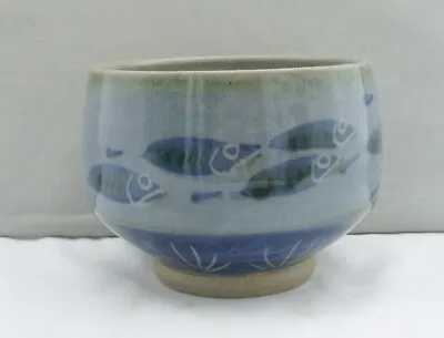 Buy Penny Mcbreen Studio Pottery Eglos Pottery Cornwall Fish & Prawns Bowl • 29.99£