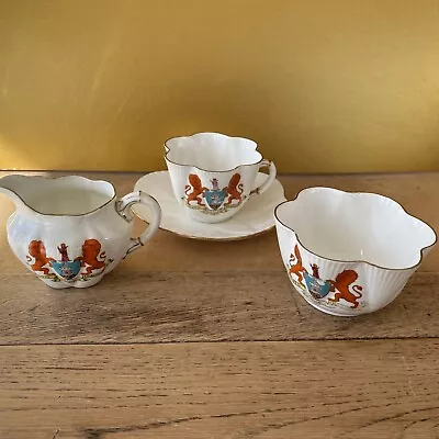 Buy Shelley ‘Dainty’ Crested Ware Tea Set - Dunfermline Scotland  • 18£