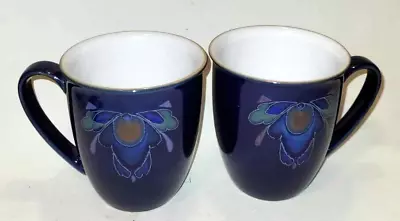 Buy Denby Baroque Coffee Tea Mugs X 2 • 34.95£