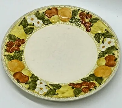 Buy Della Robbia METLOX POPPYTRAIL VERNON Salad Plate Vintage Embossed Rim • 6.97£