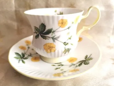 Buy Vintage Rosina Queen's Porcelain Buttercups Cup & Saucer  English Spring Easter  • 10£