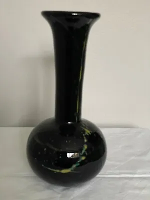 Buy Phoenician Malta Splatter Art Glass Bud Vase - 1992 • 25£