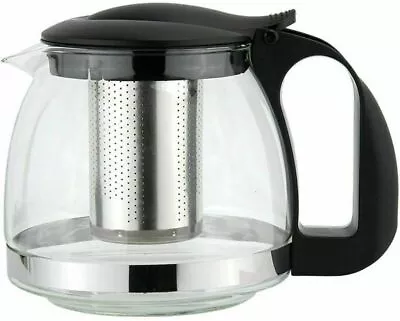 Buy Glass Teapots Heat Resistant Herb Leaf Tea Coffee Pot Infuser Strainer 2 & 4 Cup • 9.90£