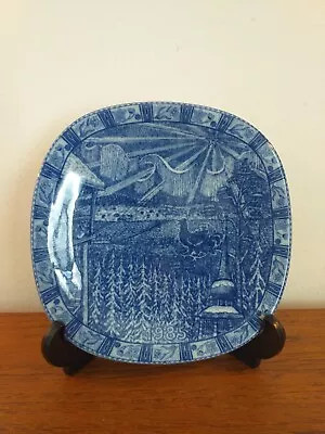Buy Vintage Rorstrand Collectors Plate JULEN 1985, Blue And White Ceramic  • 16.50£