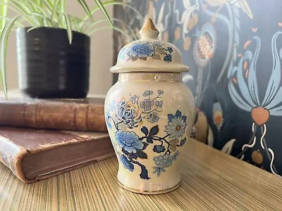 Buy Vintage SADLER Oriental Ginger Jar Opalescent Floral Design • 18£