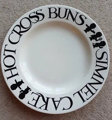 Buy Emma Bridgewater Black Toast  Hot Cross Buns  8.5  Plate-BRAND NEW • 9.99£