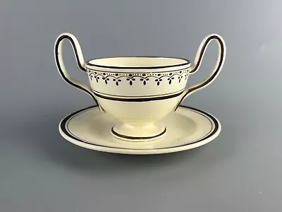 Buy An Antique Staffordshire Creamware Loving Cup C1800-20 And Associated Stand • 115£