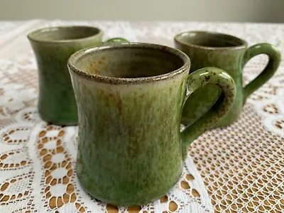 Buy 3 Studio Pottery Small Mugs From Chesterton Oxon Pottery • 28£