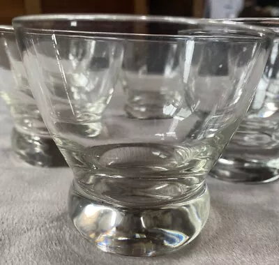 Buy Retro Seamless Glasses Set Of 6 Vintage Glassware Clear • 42.71£