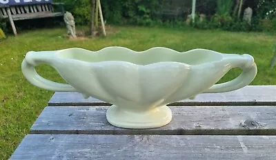 Buy Constance Spry Mantle Vase Fulham Pottery 17  Wide FMC2 Green Gloss Damaged A/F • 19.99£
