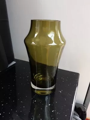 Buy 🏺Vintage Riihimaki Glass Vase Tamara Aladin Mid Century Scandinavian 7  High • 23£