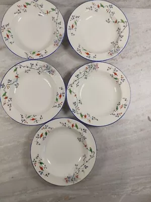 Buy Sutherland China Vintage Bird Patten Small Bowls X 5 Hand Painted Birds • 9.99£