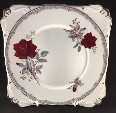 Buy Royal Stafford Bone China Roses To Remember Cake Plate Sandwich Plate 22cm • 9.99£