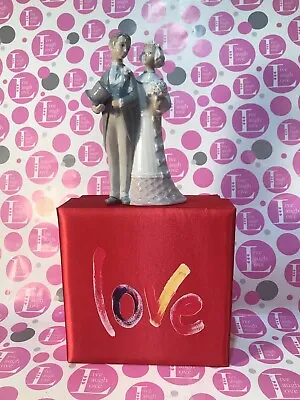 Buy Lladro Bride & Groom Wedding Couple Porcelain Figurine 4808 Retired {MINT BOXED} • 66.21£