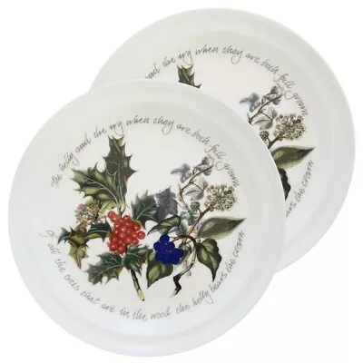 Buy Portmeirion  Holly And The Ivy Dinner Plates X 2   UNUSED NEW - Last Ones • 43£