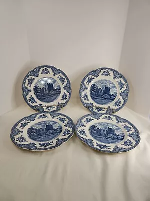 Buy Johnson Bros Old Britain Castle Blue & White SET OF 4 - 10” Dinner Plates • 38.35£