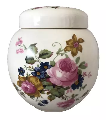 Buy Ginger Jar & Lid Sadler Vintage Floral Pattern Roses Etc FREE POSTAGE • 14.95£