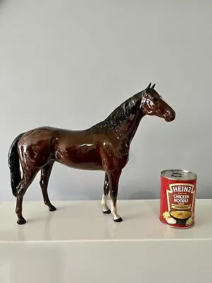Buy Beswick Large Brown Hunter Racehorse  14” Long 11.75” Tall. Perfect  Reduced !!! • 89£