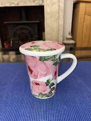 Buy Marks And Spencer Lidded Coffee Mug Floral Design  • 12£