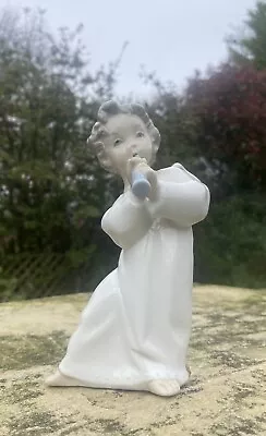 Buy Lladro Figurine ‘ Angel With A Flute’ 4540 • 15£