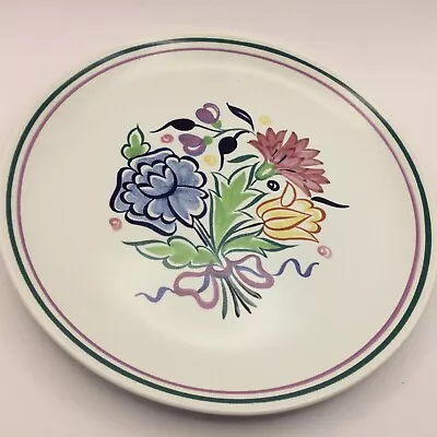Buy Poole Pottery Dinner Plate 10” Floral Design • 5.99£