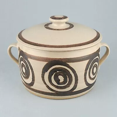 Buy Abaty Stoneware Wales Studio Pottery Lidded Pot / Casserole Dish Diameter 15.3cm • 26£