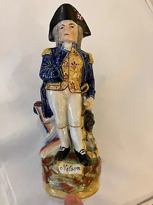 Buy Admiral Lord Nelson Pottery Jug Rare Full-length Figure 12  Vintage Vase • 29.99£