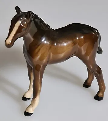 Buy Beswick China Foal Horse Thoroughbred Brown White - Height 12cm - Exc Cond    • 9.25£